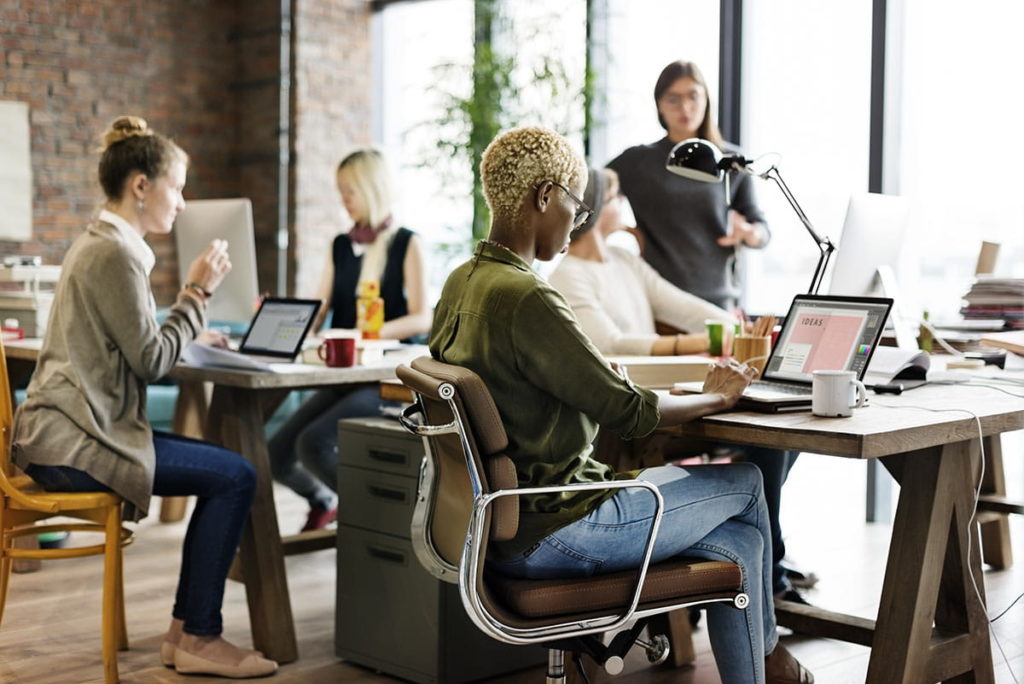african-descent-brainstorming-working-workplace